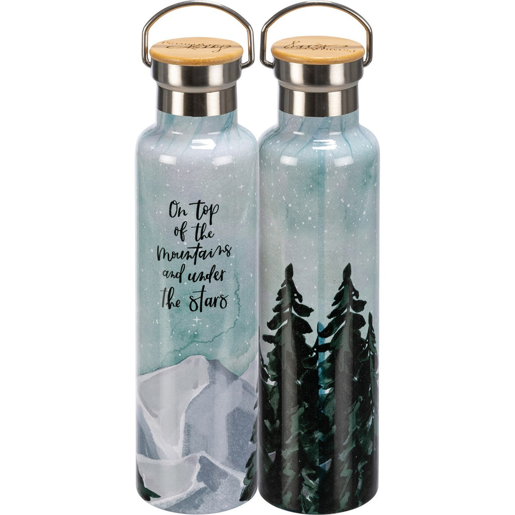 Insulated Bottle - On Top of the Mountains Under the Stars