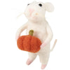 Mouse with Pumpkin Critter