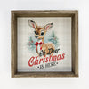 Oh Deer Christmas Sign