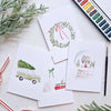 Christmas Cheer Paintable Notecard Set