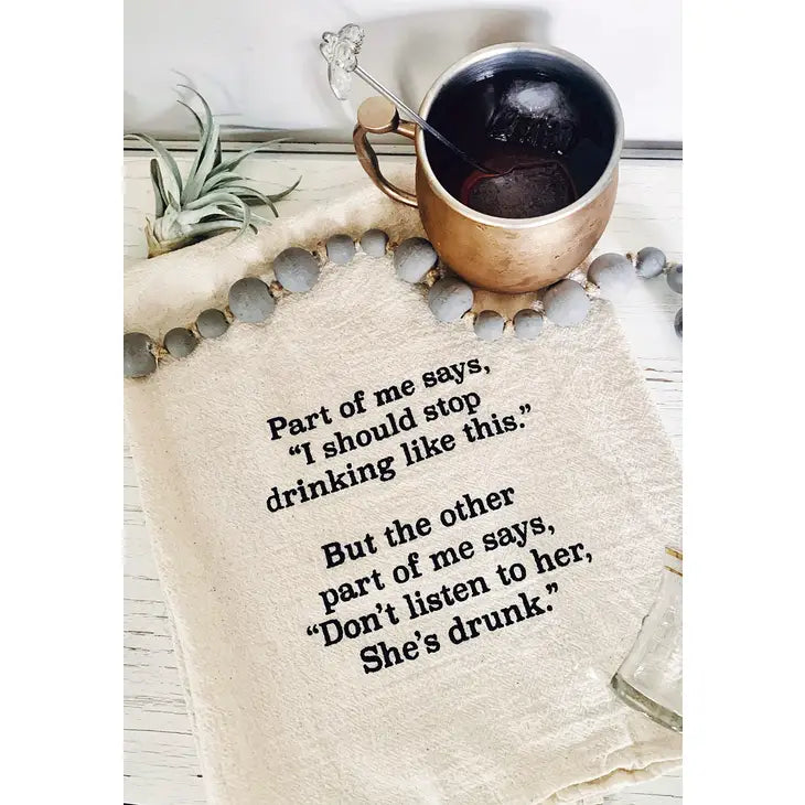 Funny Flour Sack Tea Towels