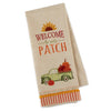 Welcome to Our Patch Embellished Dishtowel