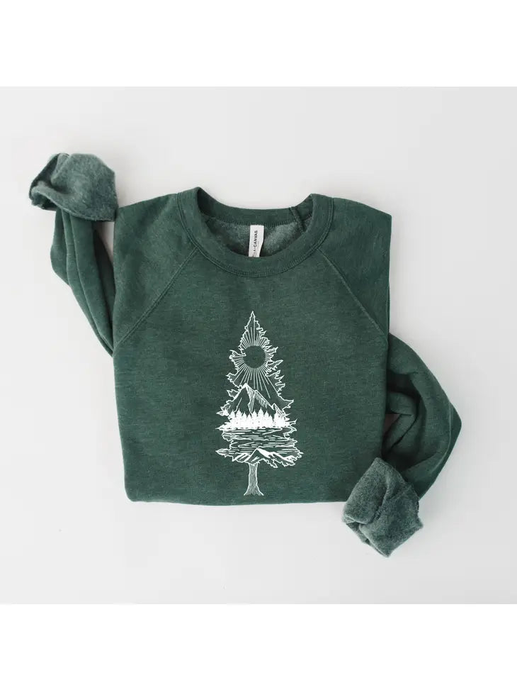 Pine Tree Crewneck