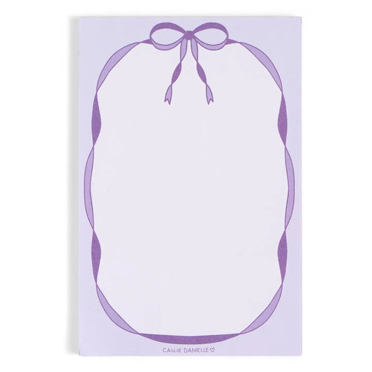 Coquette Bow Notepad