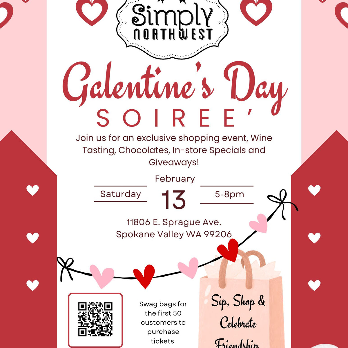 Galentine's Day Soiree Swag Bag Ticket