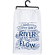 River Dishtowel - Go with the Flow