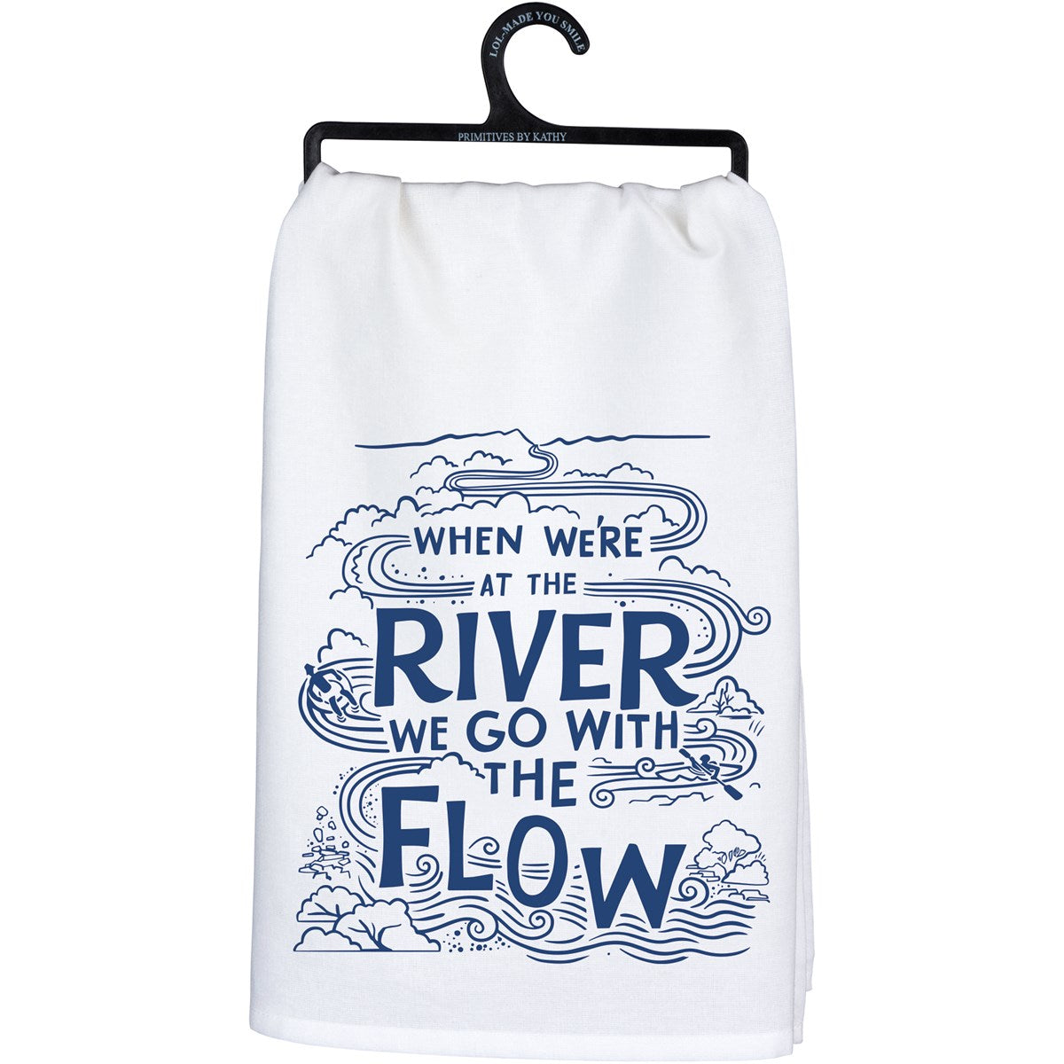 River Dishtowel - Go with the Flow