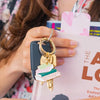 Book Lover Keychain