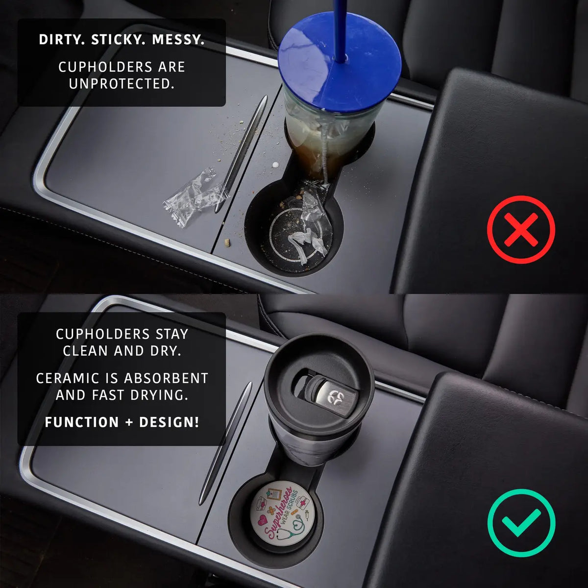 Scrub Car Coaster Set