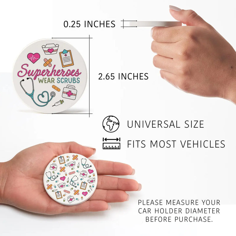 Scrub Car Coaster Set