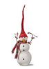 Festive Snowman with Branch Arms