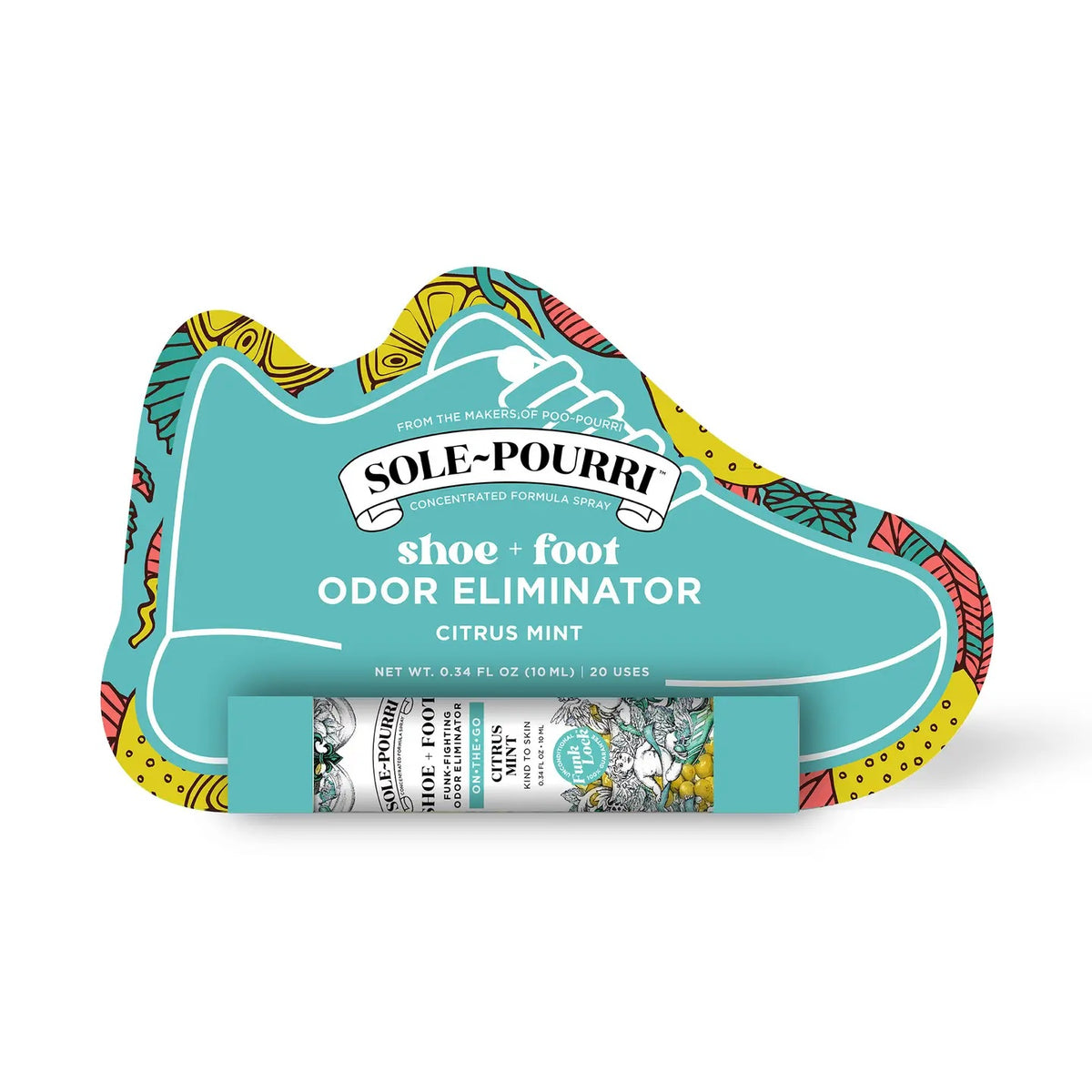 Sole~Pourri Shoe + Foot Odor Eliminator Citrus