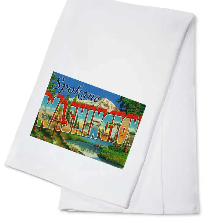 Spokane WA Tea Towel