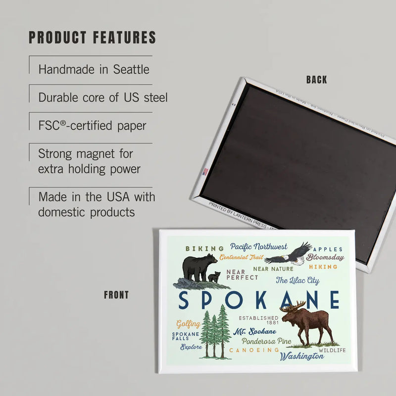 Spokane Icons Magnet