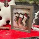 Family Stockings Barnwood Christmas Frame