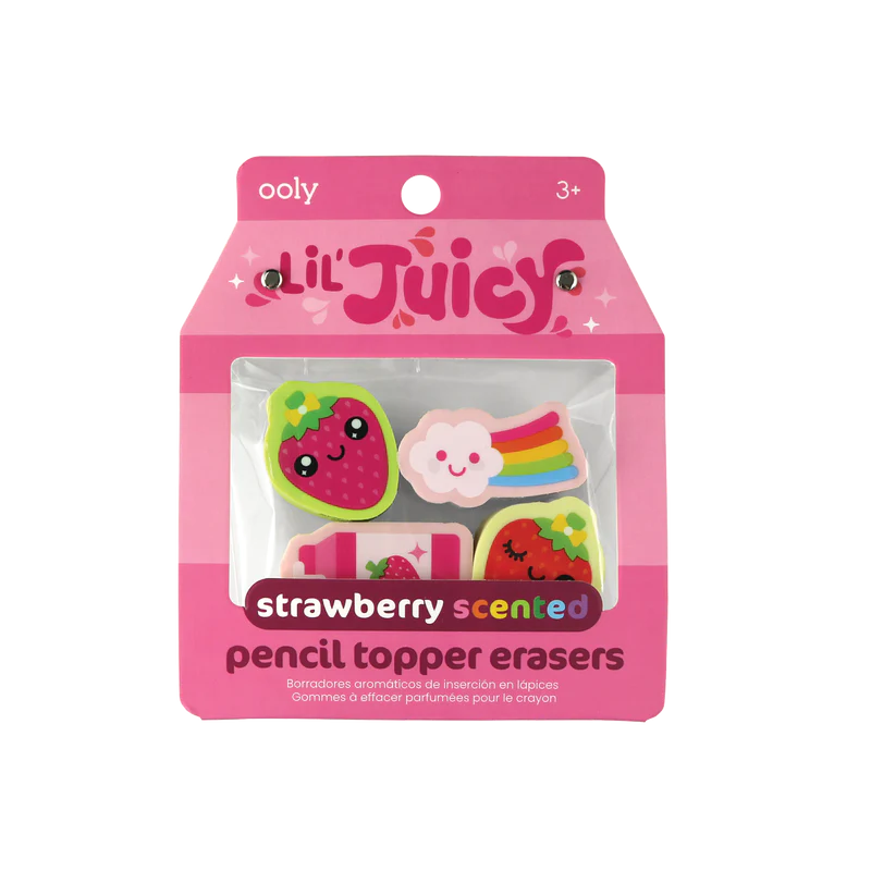 Scented Pencil Topper Eraser Set