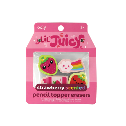 Scented Pencil Topper Eraser Set