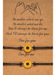 Sunflower Braided Bracelets