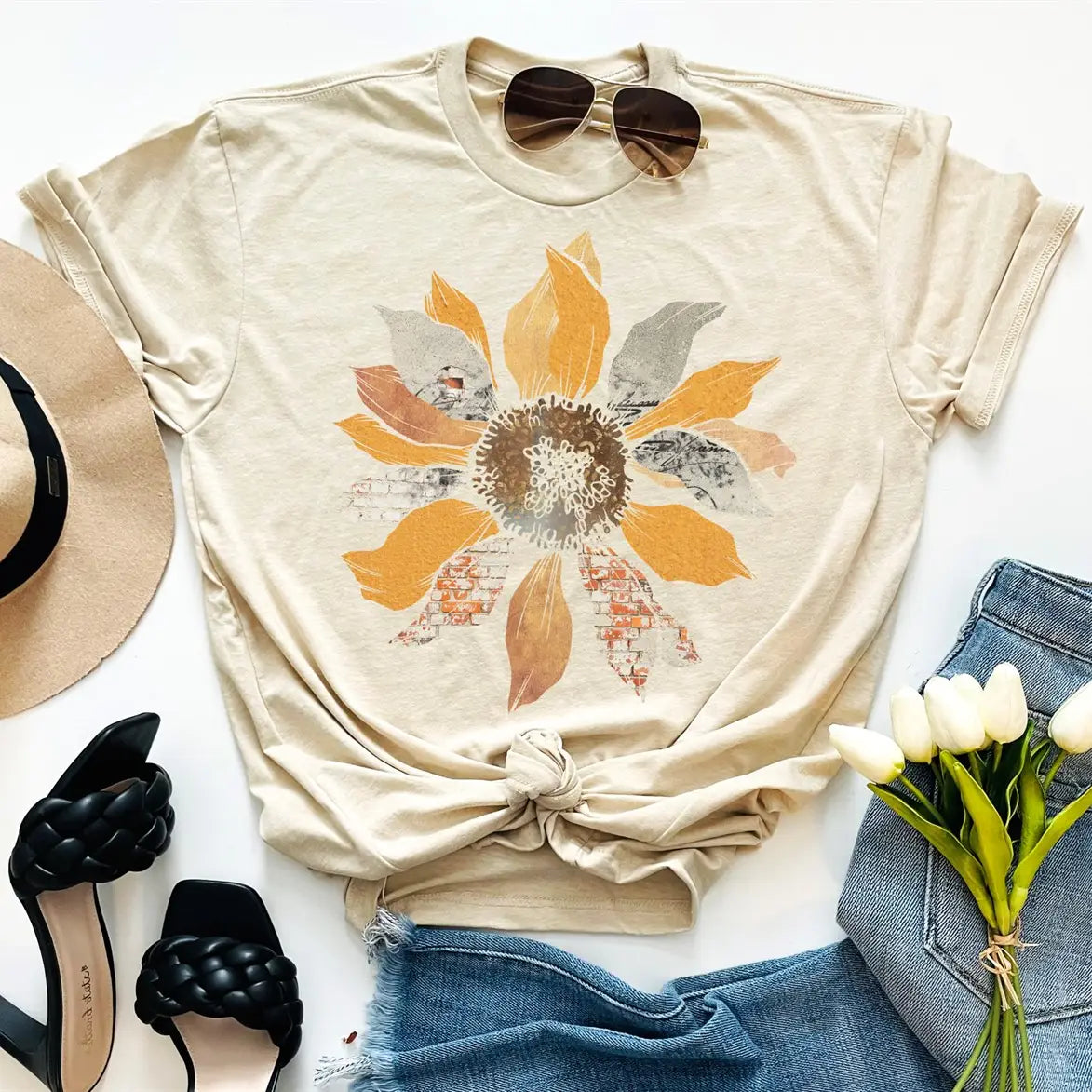 Vintage Sunflower Tee