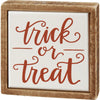 Mini Box Sign - Trick or Treat