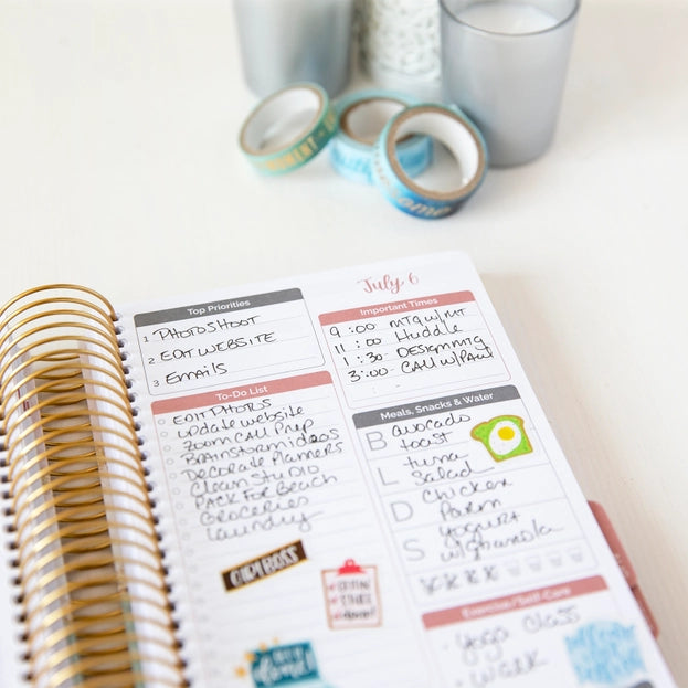 Undated Daily To Do List Planner & Calendar