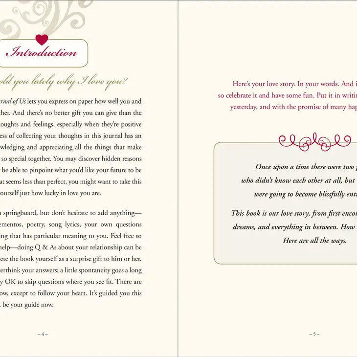 Why I Love You:  A Journal of Us