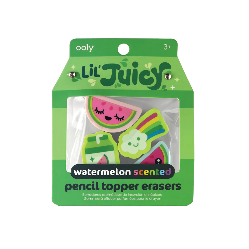 Scented Pencil Topper Eraser Set