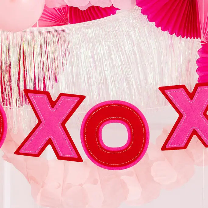 XOXO Felt Banner