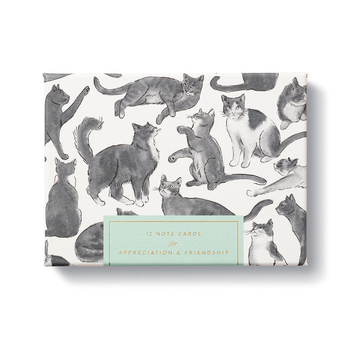 Cat Themed Note Card Set