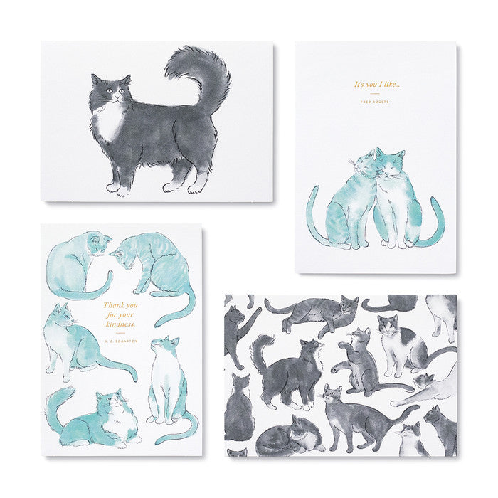 Cat Themed Note Card Set