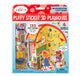 Mushroom Cottage Puffy Sticker 3D Playhouse