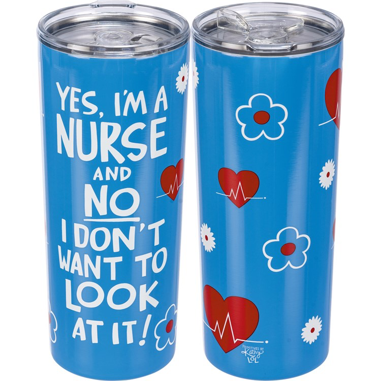 Coffee Tumbler - Yes I’m a Nurse