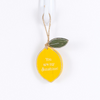 Lemon you are My Sunshine Wooden Charm