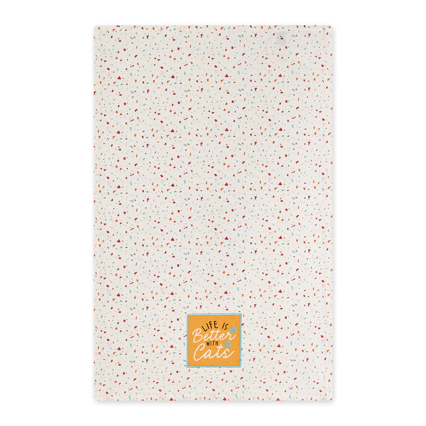 Life is Better with Cats Dishtowel