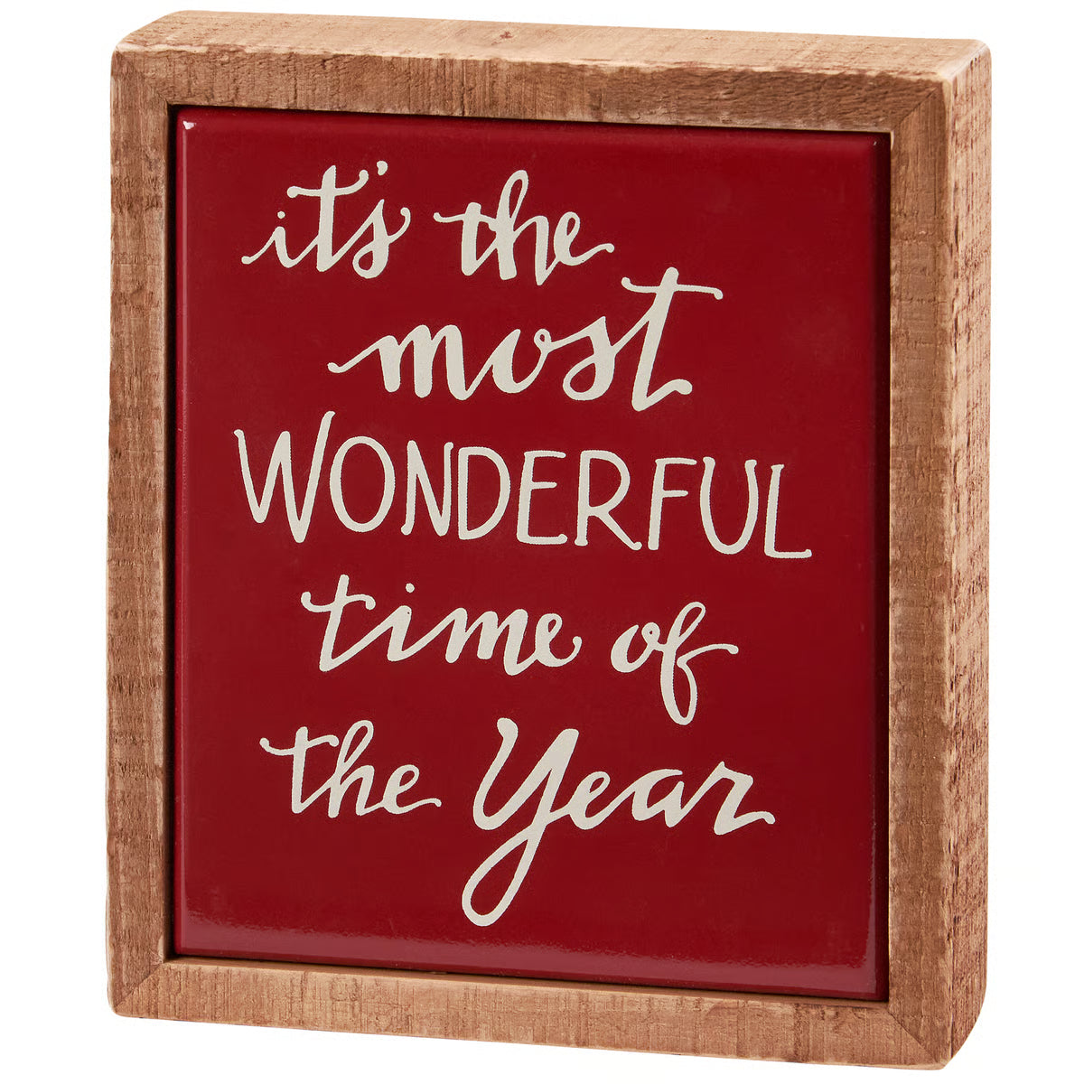 Mini Box Sign - Most Wonderful Time of the Year