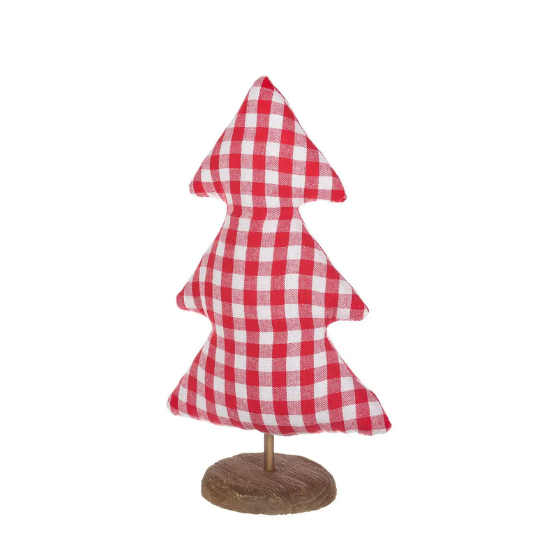 Christmas Plaid Fabric Tree