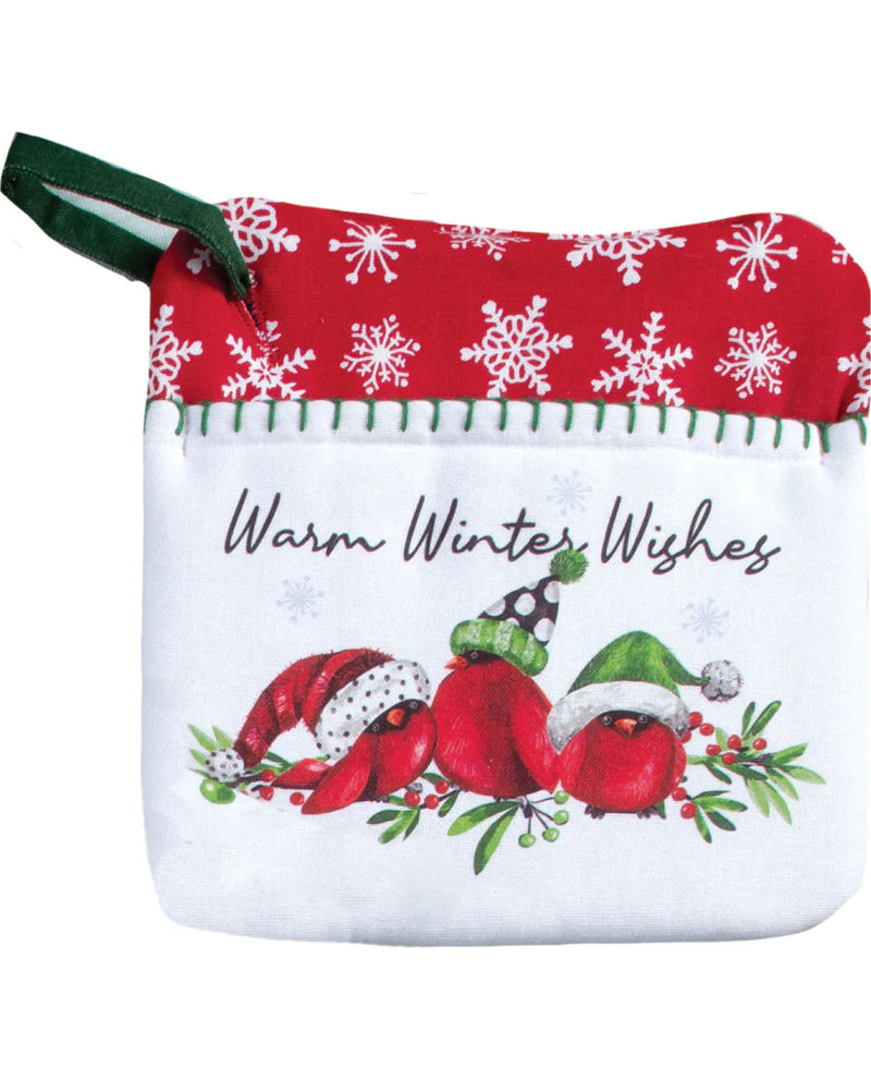 Pocket Mitt - Playful Cardinal