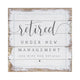 Retired Under New Management Sign