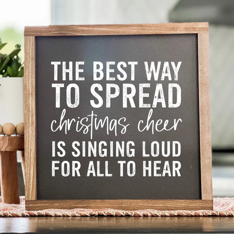 Holiday Sign - Spread Christmas Cheer