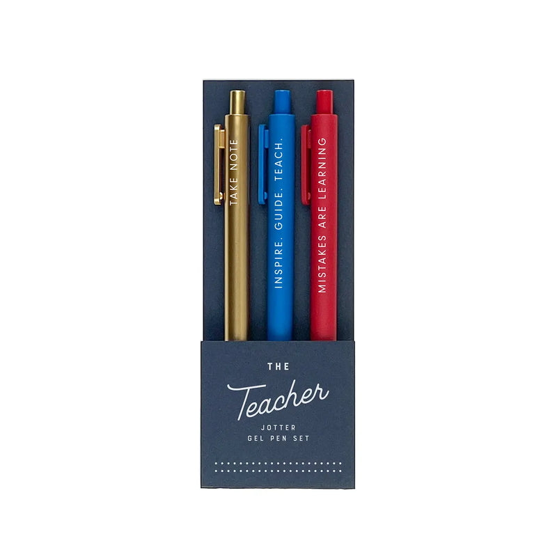 3 Pack Teacher Pen Set