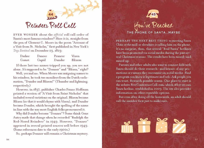 101 Amazing Things About Christmas Gift Book