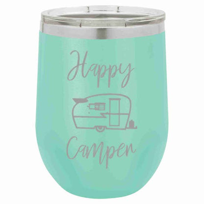 Happy Camper Wine Tumbler