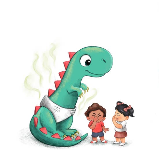 How to Potty Train Dinosaur Book