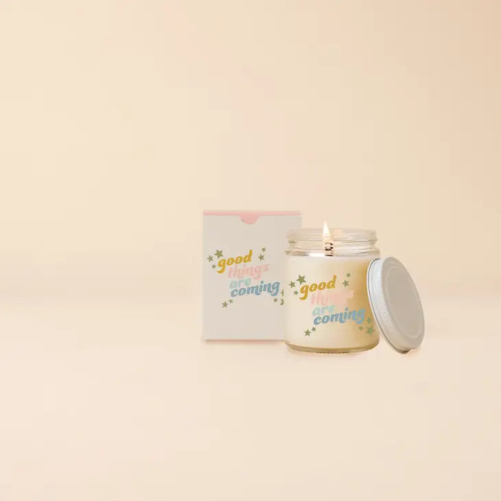 Good Things are Coming Jar Candle