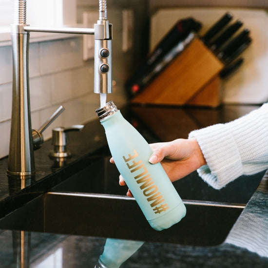 Mom Life Stainless Steel Water Bottle