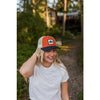 Tri-Tone Tree Rust and Navy Trucker Hat