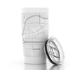 Spokane WA Map Pint Tumbler