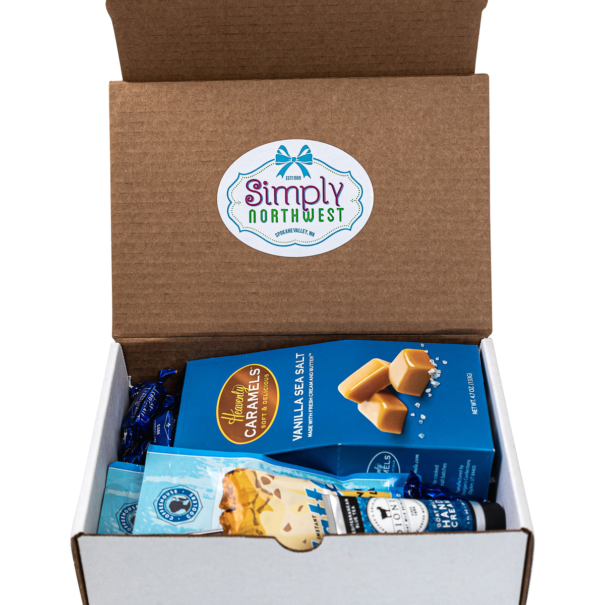 Winter Time Blues Gift Box