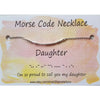 Morse Code Necklace in Gift Box