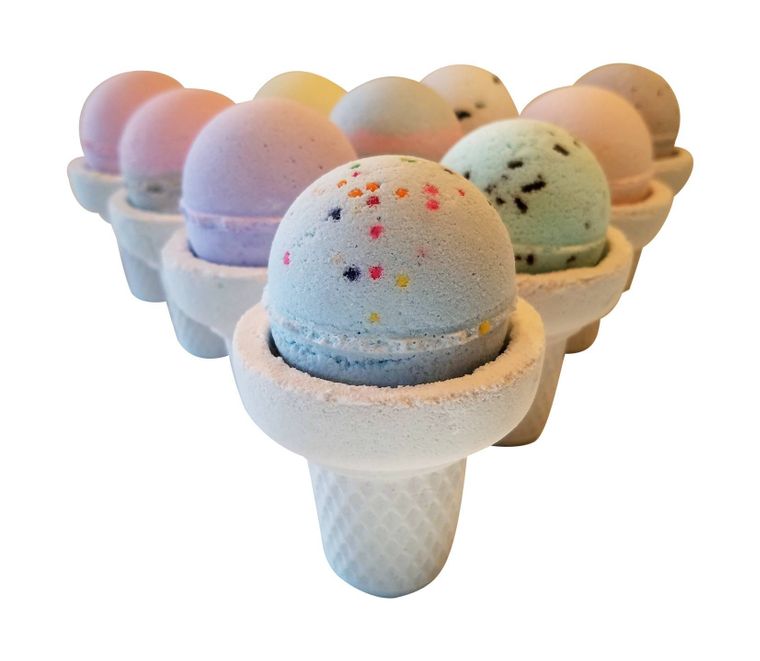 Ice Cream Bath Bomb